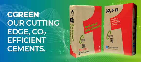 The future of Buzzi Unicem’s cements is CGreen. Know-how and innovation spawn the line of more sustainable cement products.