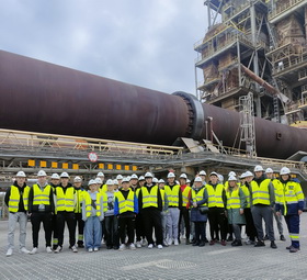 The second edition of geography lesson at the cement plant for students from Nowiny!